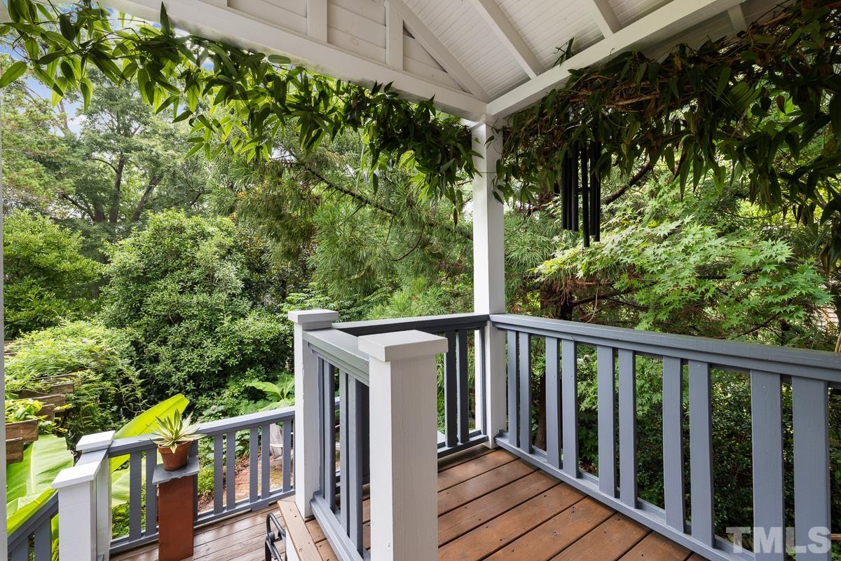 611 North Boundary Street Raleigh, NC 27604 - Photo 21 of 35 a view of a balcony with wooden floor