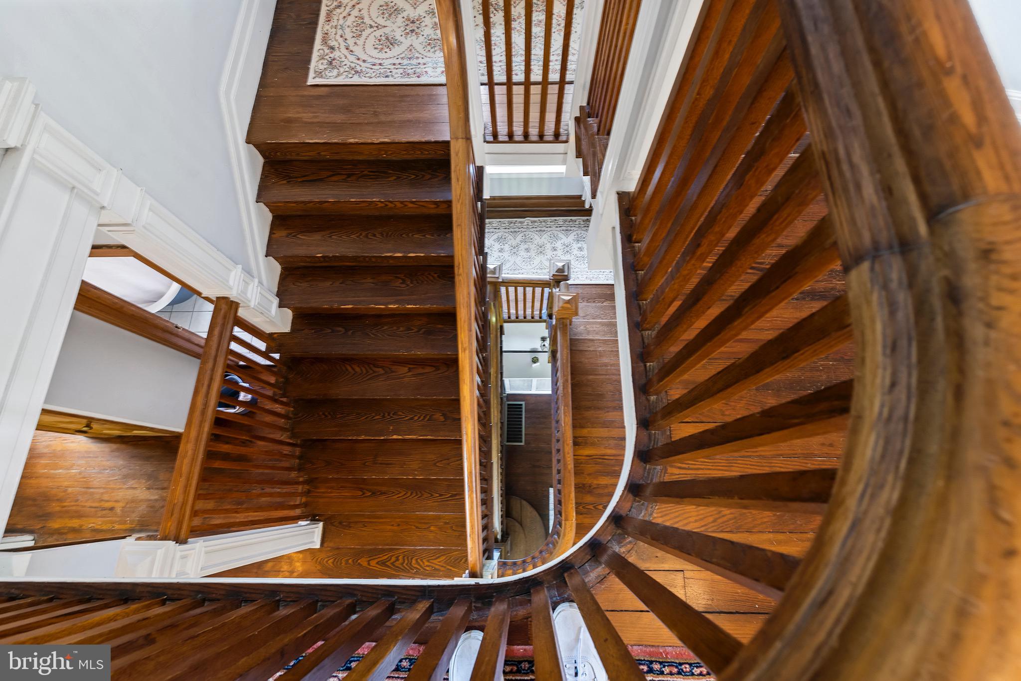 217 Highland Avenue Devon, PA 19333 - Photo 33 of 53 3rd floor stair well view to foyer