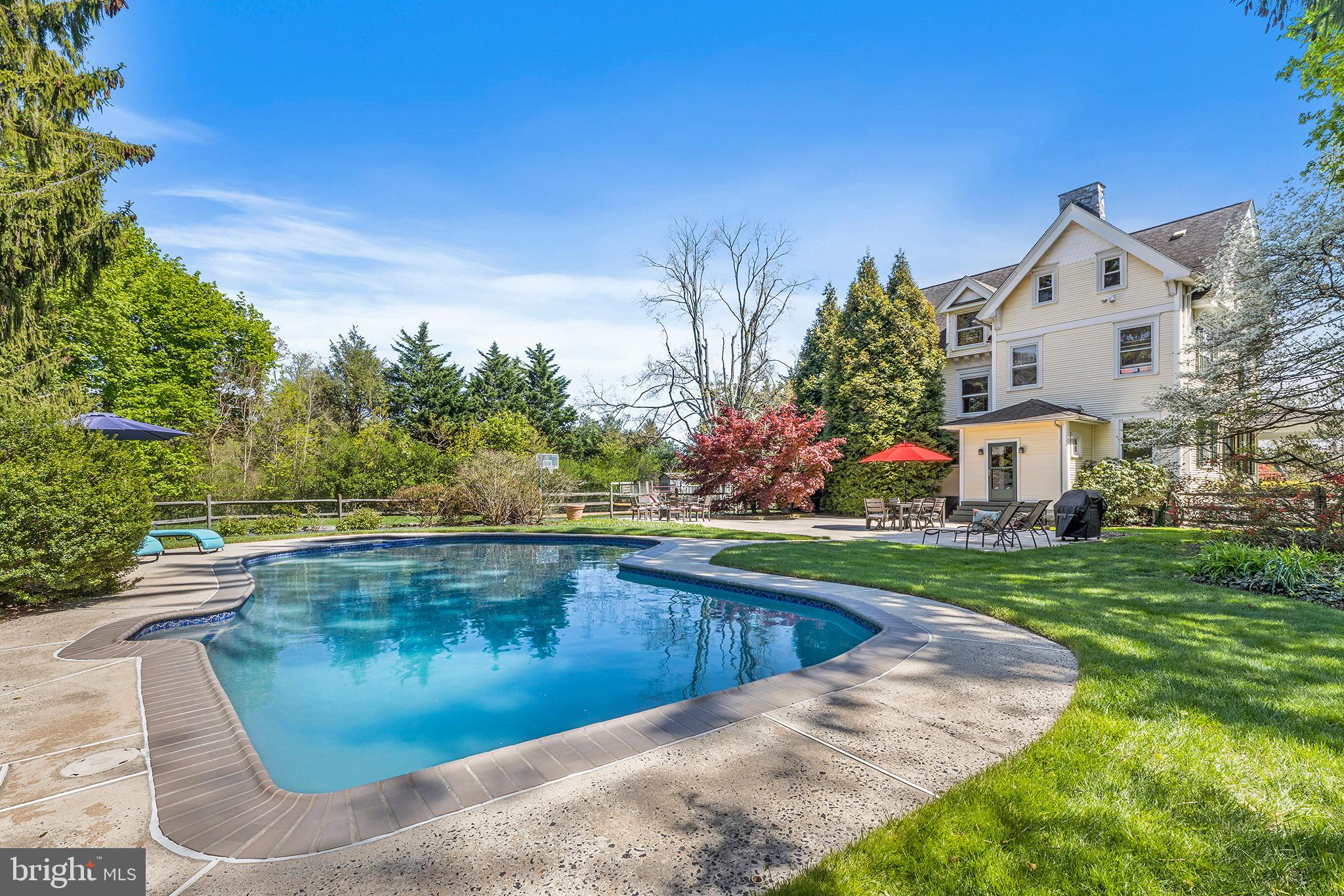 217 Highland Avenue Devon, PA 19333 - Photo 42 of 53 inground pool with spa
