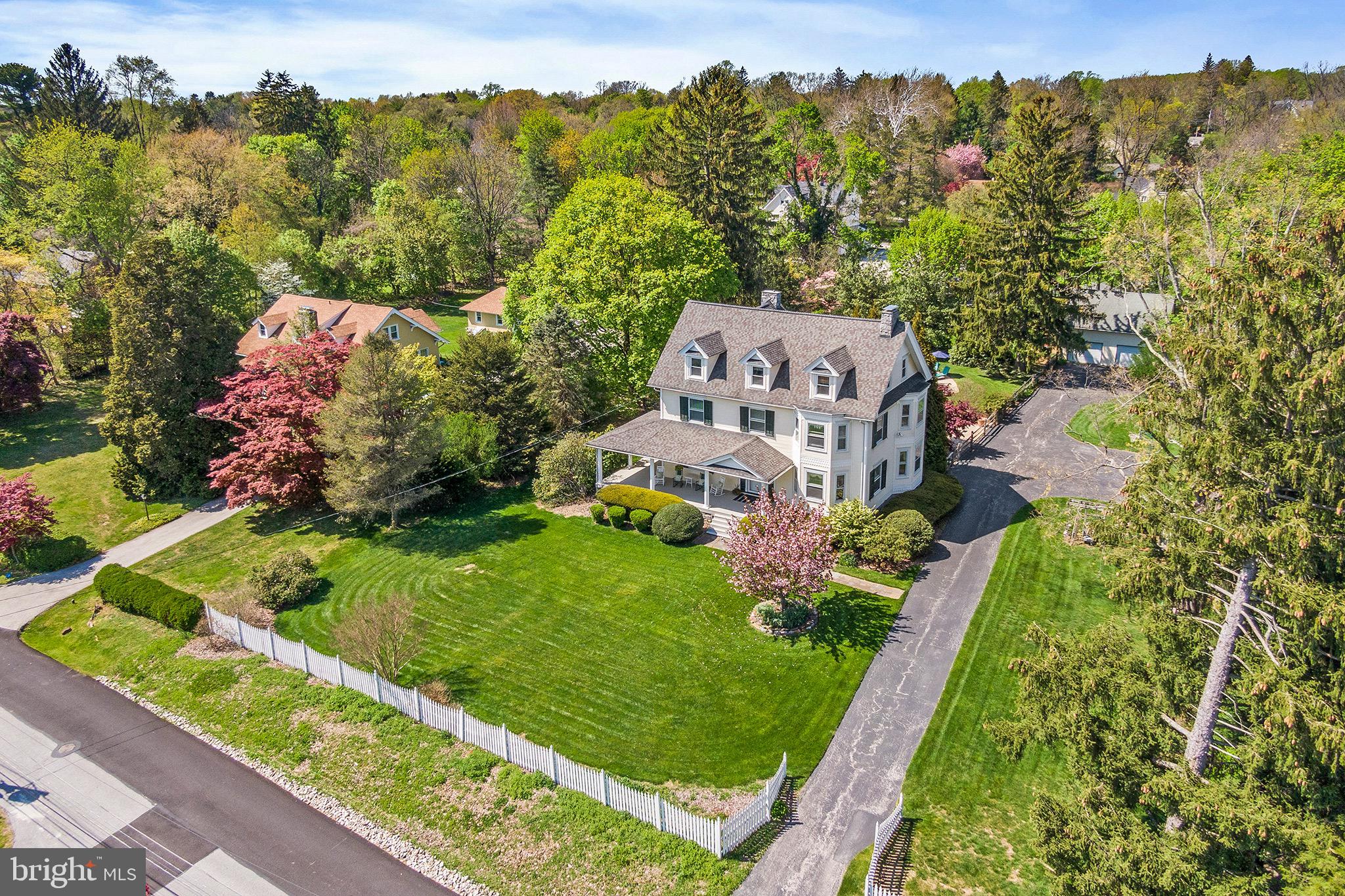 217 Highland Avenue Devon, PA 19333 - Photo 45 of 53 aerial view of yard