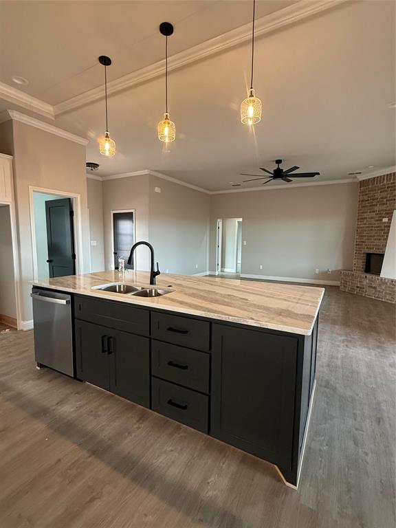 239 Indian Ridge Road Tuscola, TX 79562 - Photo 7 of 26 a spacious bathroom with a sink and a mirror