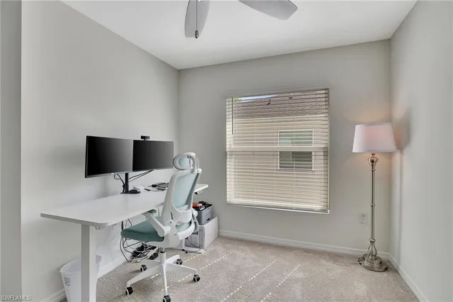 a workspace with a window