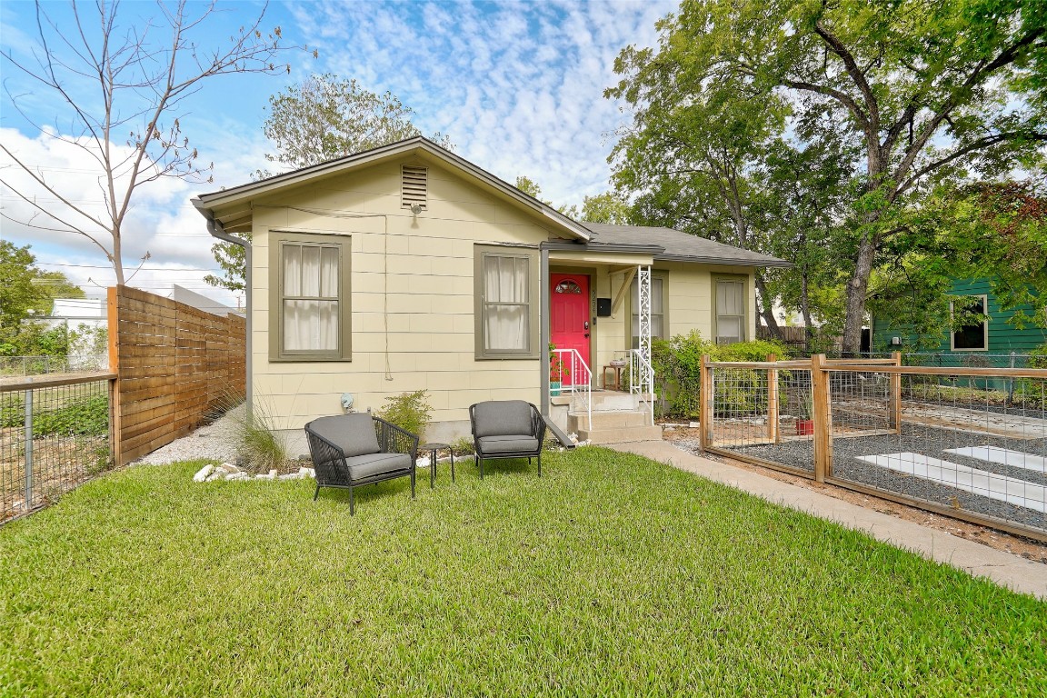 5204 Huisache Street, Unit 1 Austin, TX 78751 - Photo 2 of 23 a view of a house with backyard and sitting area