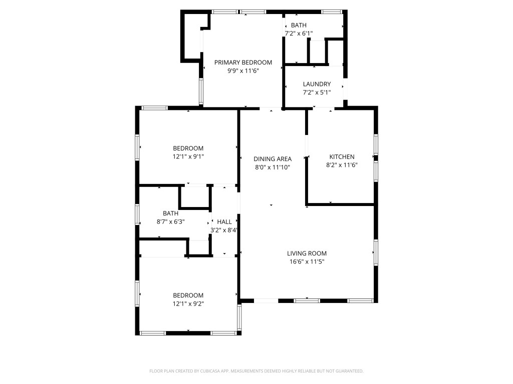 5204 Huisache Street, Unit 1 Austin, TX 78751 - Photo 23 of 23 View of room layout
