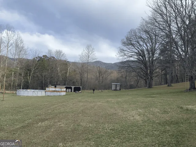a view of outdoor space with tree s