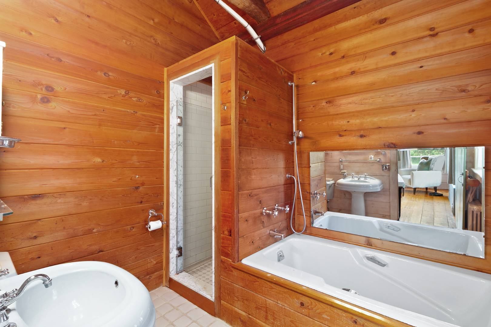 7 Town Line Road Wainscott, NY 11975 - Photo 16 of 17 a bathroom with a toilet and a shower