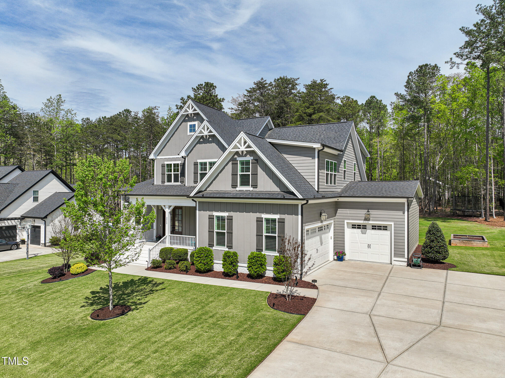 3545 Donlin Drive Wake Forest, NC 27587 - Photo 2 of 62 front view of a house with a yard