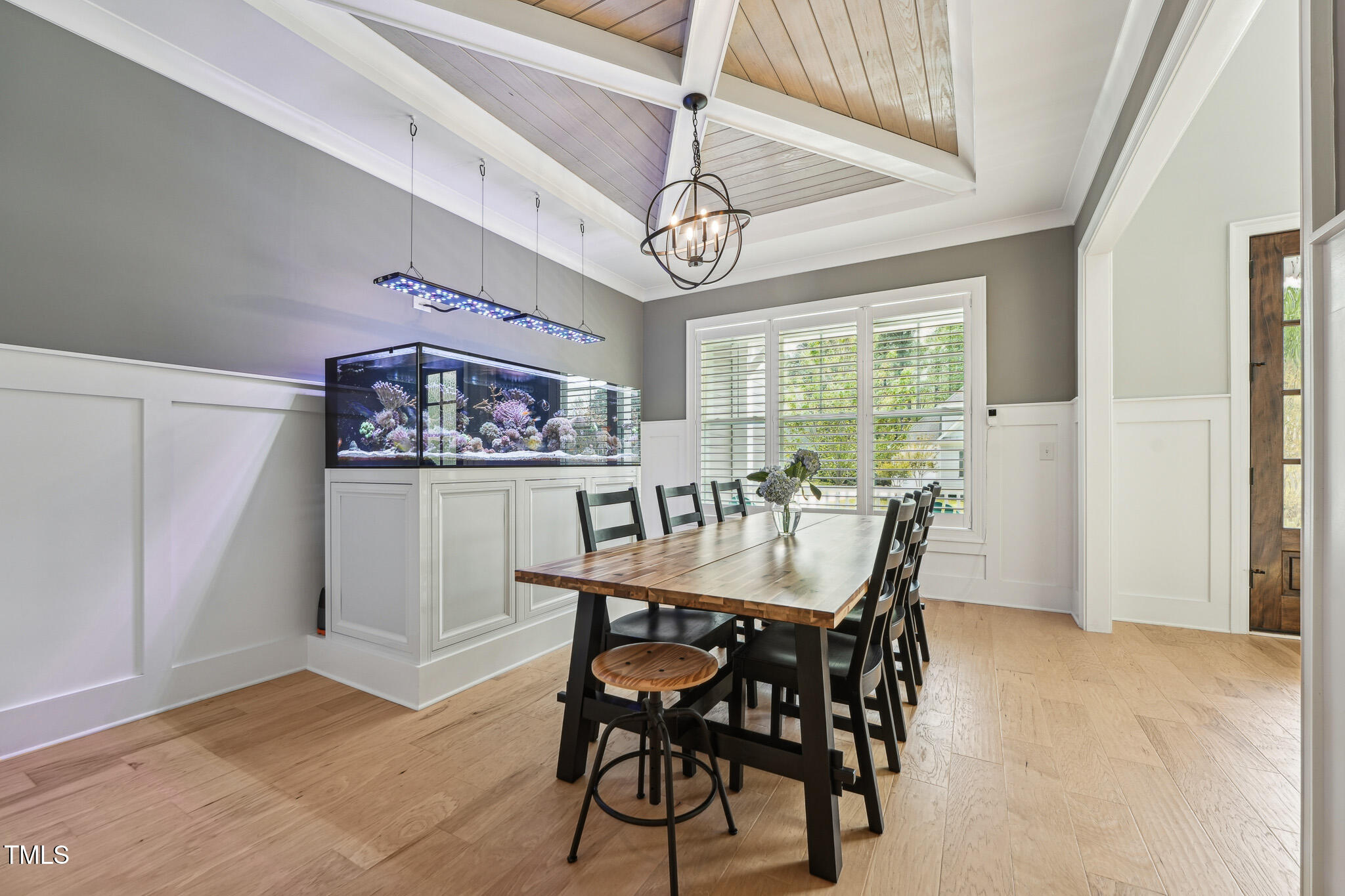 3545 Donlin Drive Wake Forest, NC 27587 - Photo 24 of 62 a view of a dining room with furniture window and wooden floor