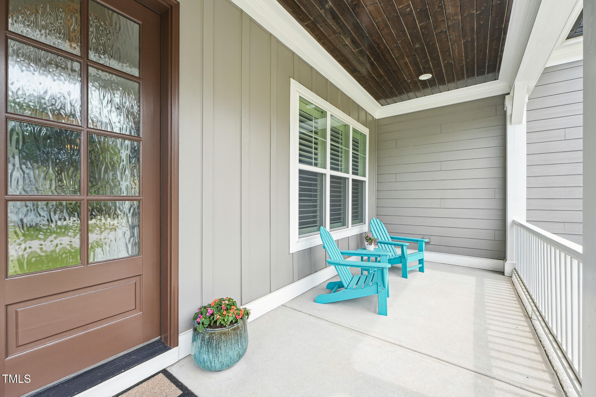 3545 Donlin Drive Wake Forest, NC 27587 - Photo 4 of 62 a view of a chair and table in balcony
