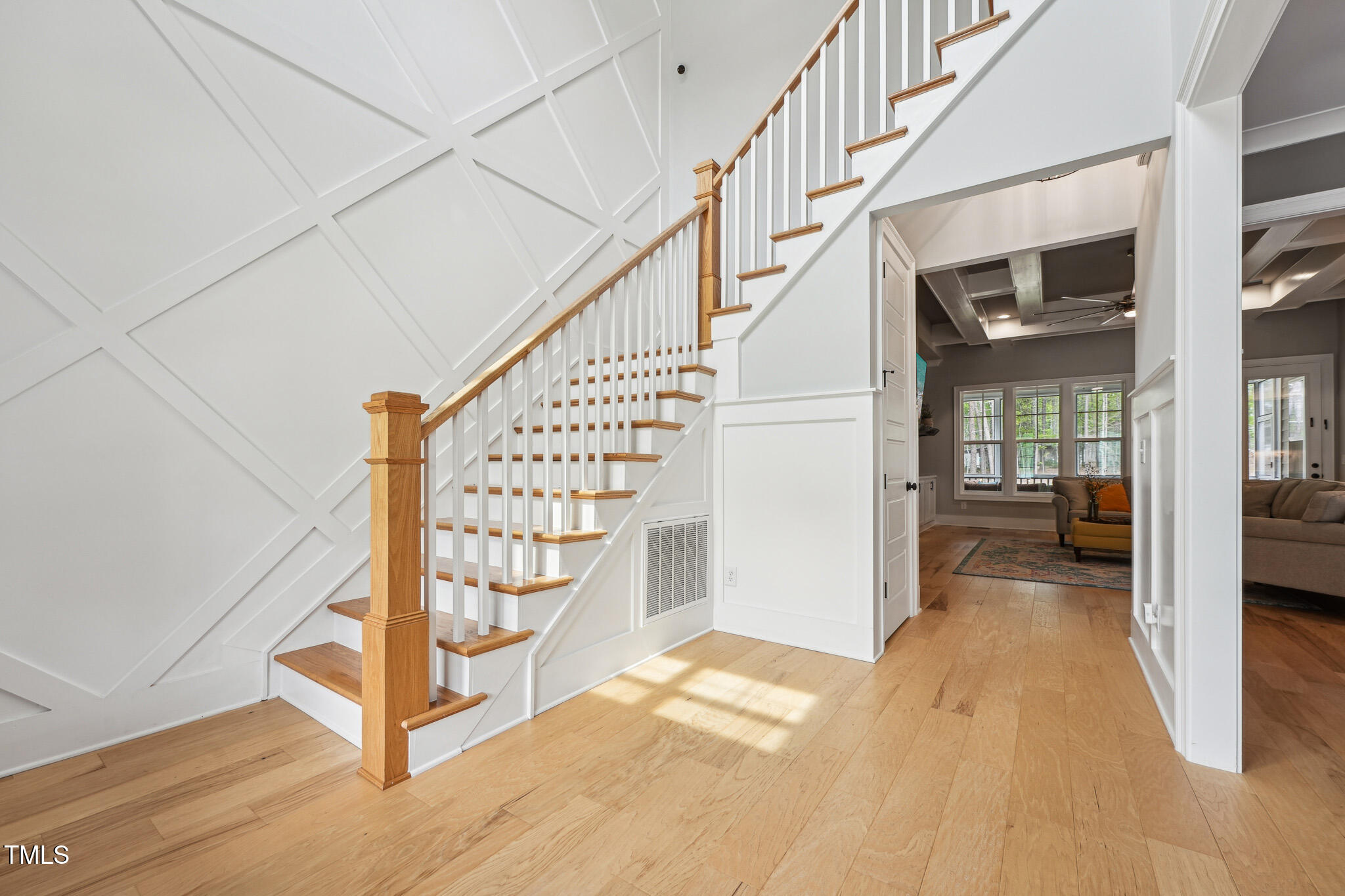 3545 Donlin Drive Wake Forest, NC 27587 - Photo 5 of 62 a view of staircase with white walls and windows