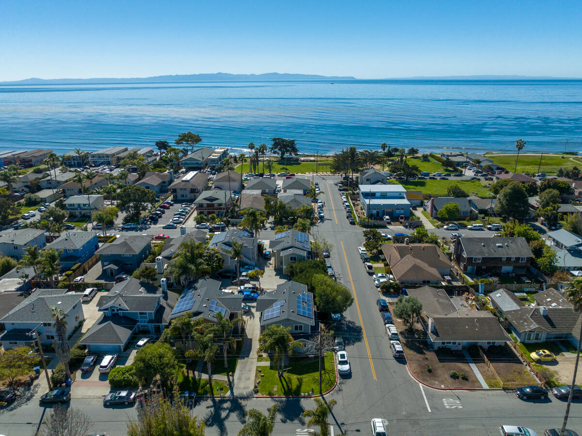 6799 Trigo Road Goleta, CA 93117 - Photo 2 of 15 an aerial view of a ocean and beach