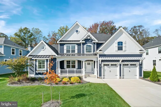 front view of a house with a porch