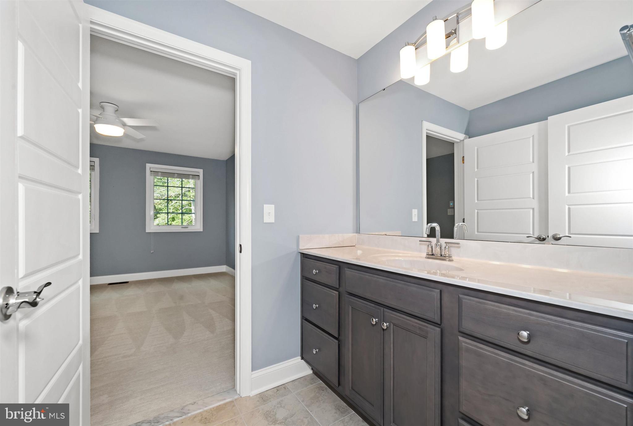 22144 Welches Way Lewes, DE 19958 - Photo 50 of 77 a bathroom with a sink a vanity and a mirror