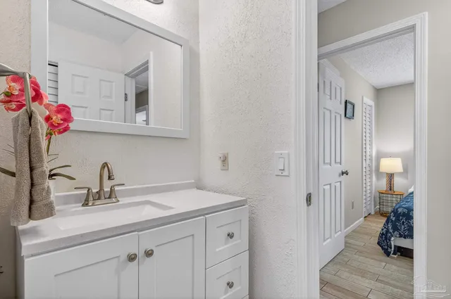 a view of backyard with green space