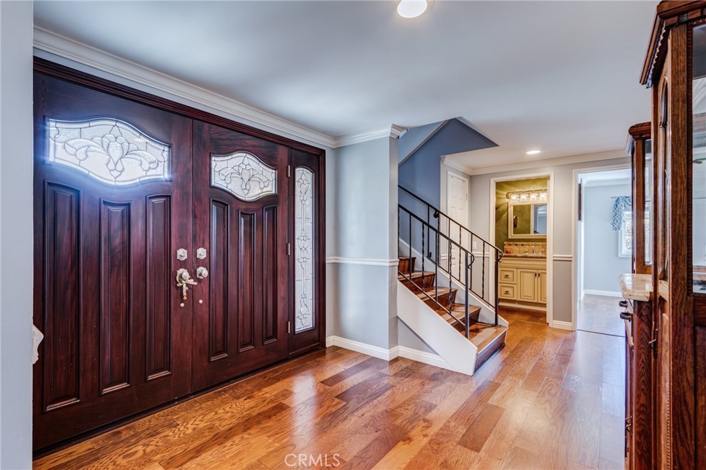 2757 Puente Street Fullerton, CA 92835 - Photo 10 of 71 a view of an entryway with wooden floor