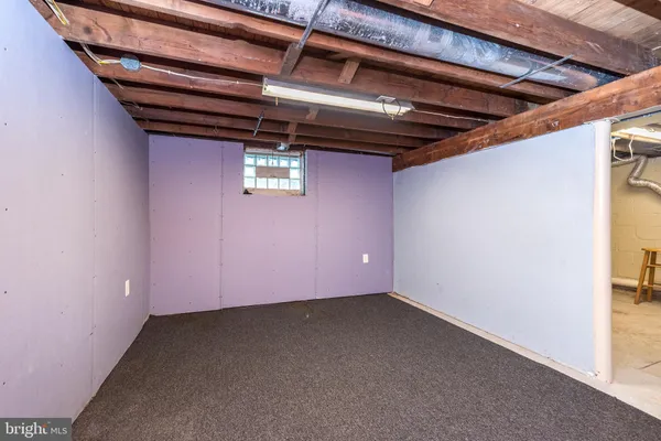 a view of storage and utility room