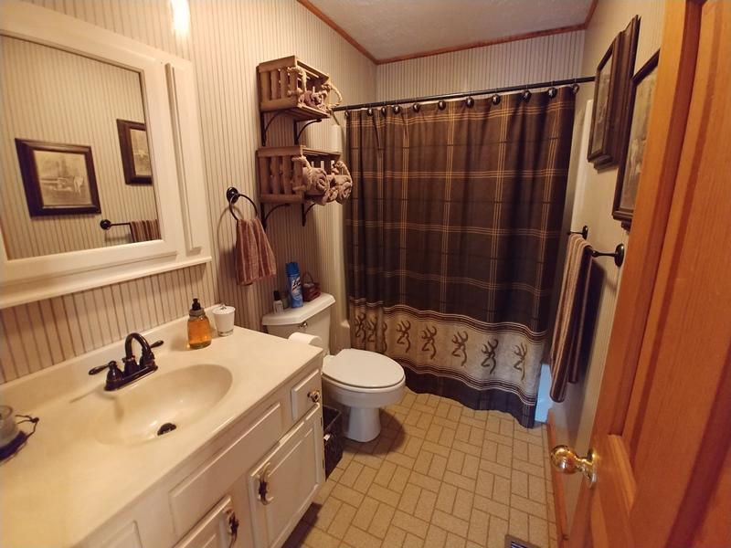 607 Dryhill Road Ferrum, VA 24088 - Photo 14 of 27 a bathroom with a sink toilet and shower