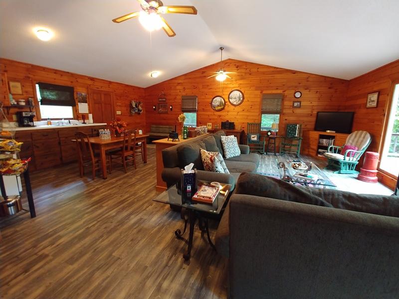 607 Dryhill Road Ferrum, VA 24088 - Photo 27 of 27 a living room with furniture and kitchen view