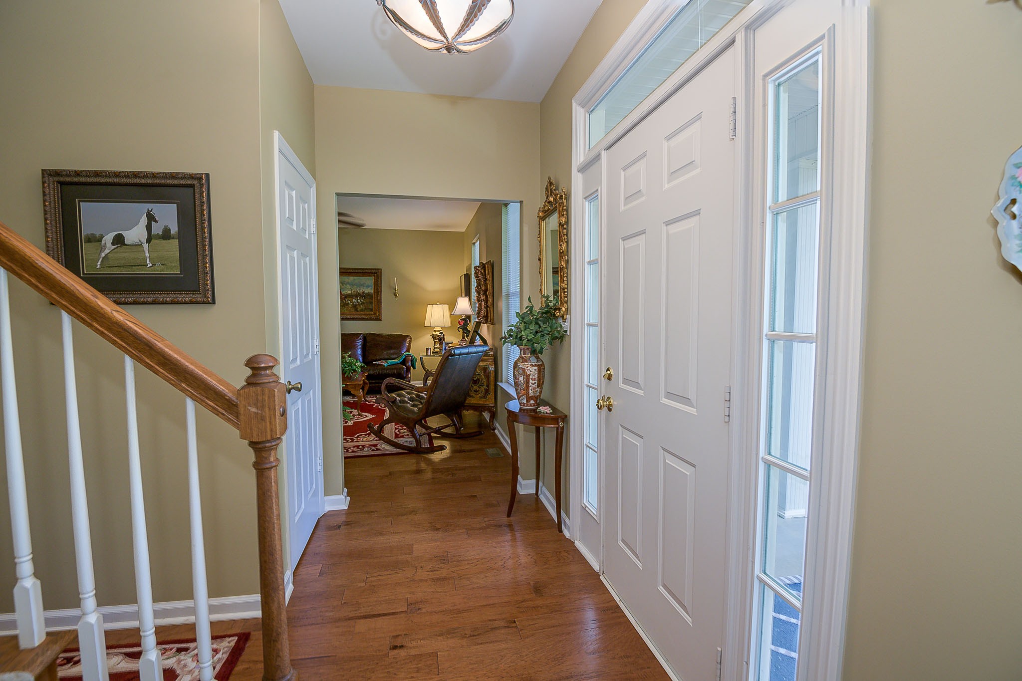 4685 Highway 64 Rutherfordton, NC 28139 - Photo 5 of 50 a view of a hallway with a livingroom and a livingroom with furniture