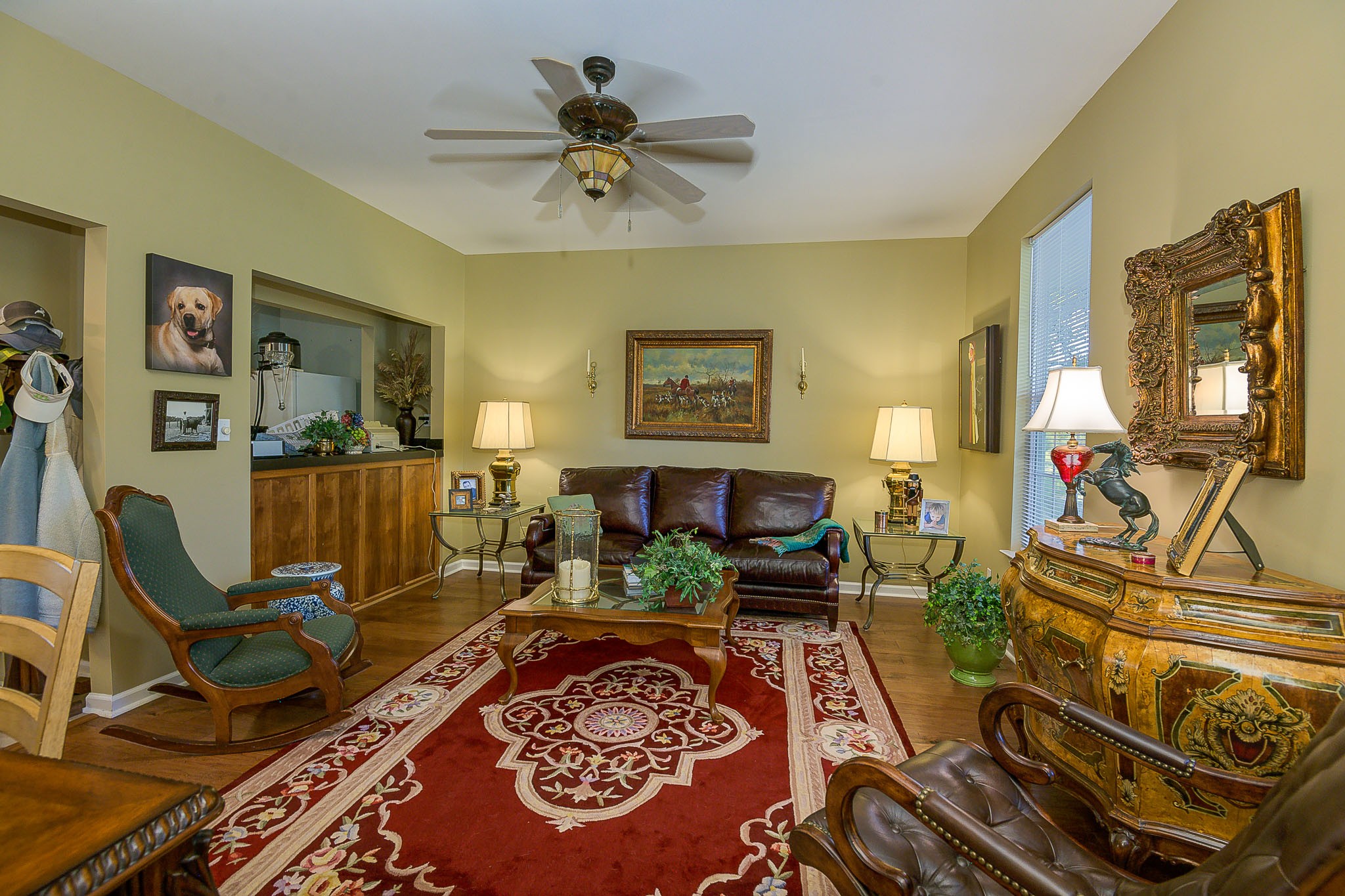 4685 Highway 64 Rutherfordton, NC 28139 - Photo 7 of 50 a living room with furniture a rug and a flat screen tv