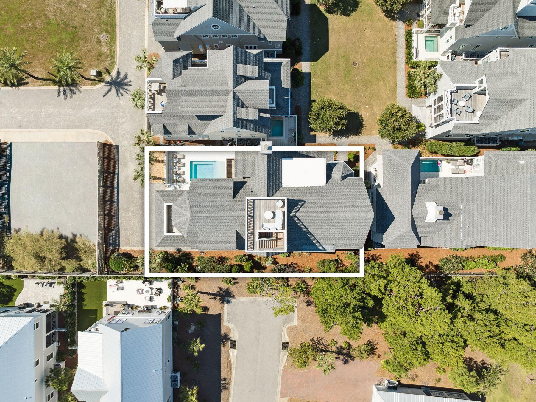 25 Peace Ln Inlet Beach Inlet Beach, FL 32461 - Photo 79 of 85 an aerial view of residential houses with outdoor space