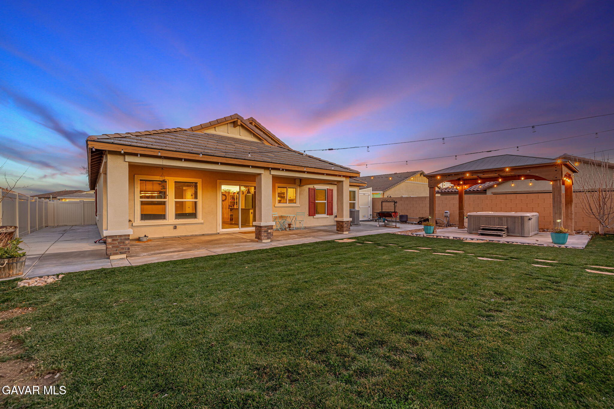 44451 63rd Street West Lancaster, CA 93536 - Photo 20 of 20 twilight backyard 44451