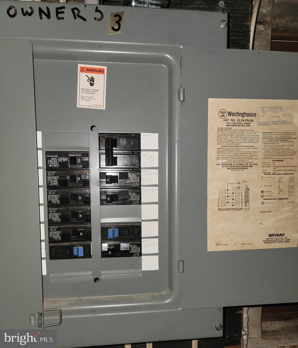 1967 Pennington Road Trenton, NJ 08618 - Photo 17 of 20 3rd Floor Electrical Box 1