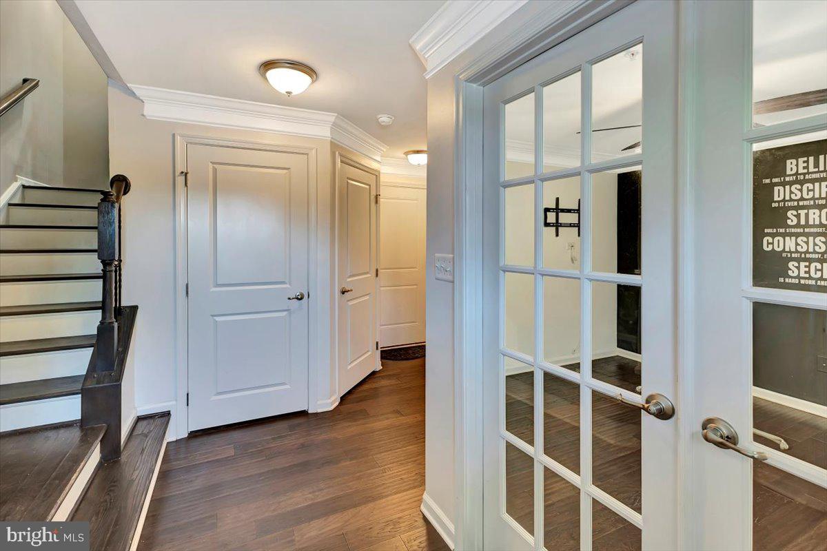 10220 Sandy Run Road Baltimore, MD 21220 - Photo 5 of 36 a view of a hallway with wooden floor and entryway