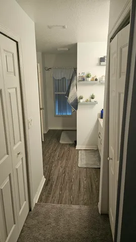 wooden floor in a gallery