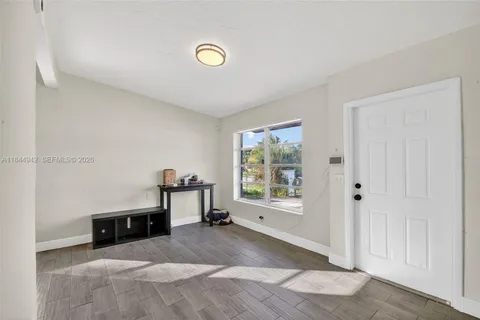 a view of kitchen and utility room