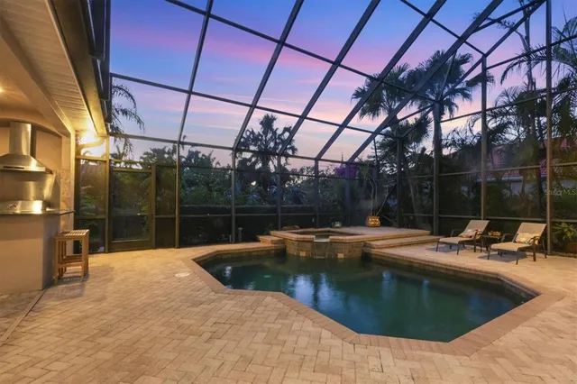 a view of a building with a tub