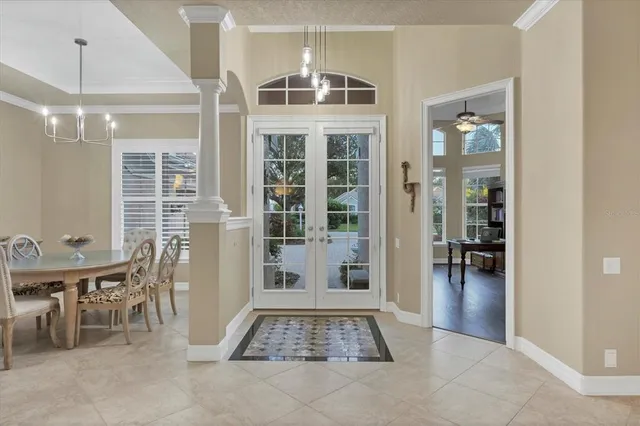 a view of a livingroom with furniture and window