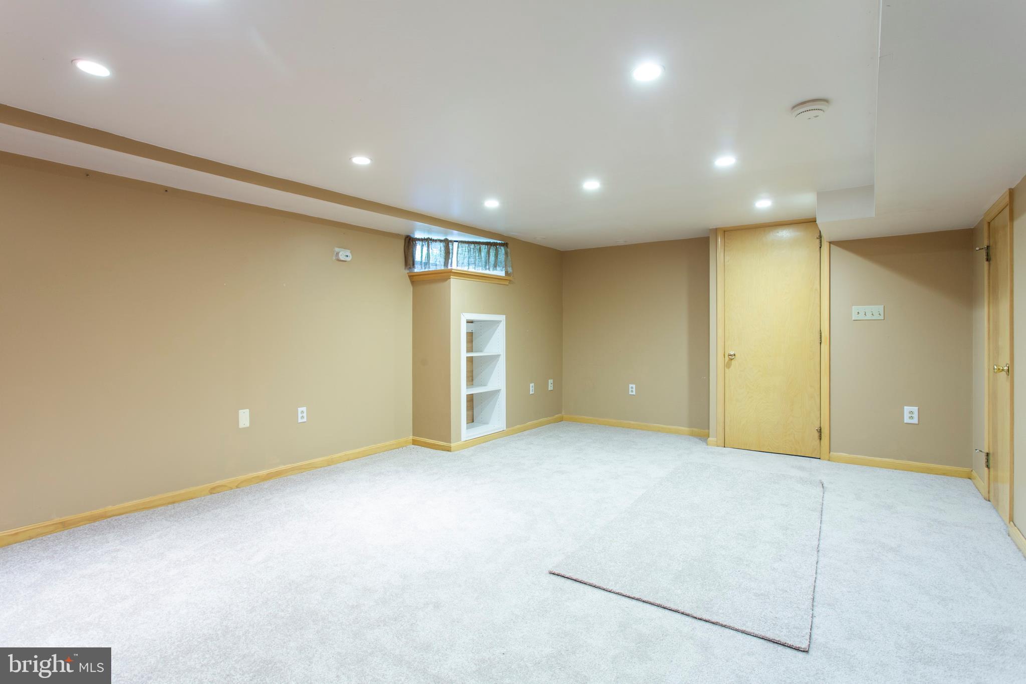 812 Colwell Road Swarthmore, PA 19081 - Photo 20 of 27 Finished Half of Basement/ New Carpets
