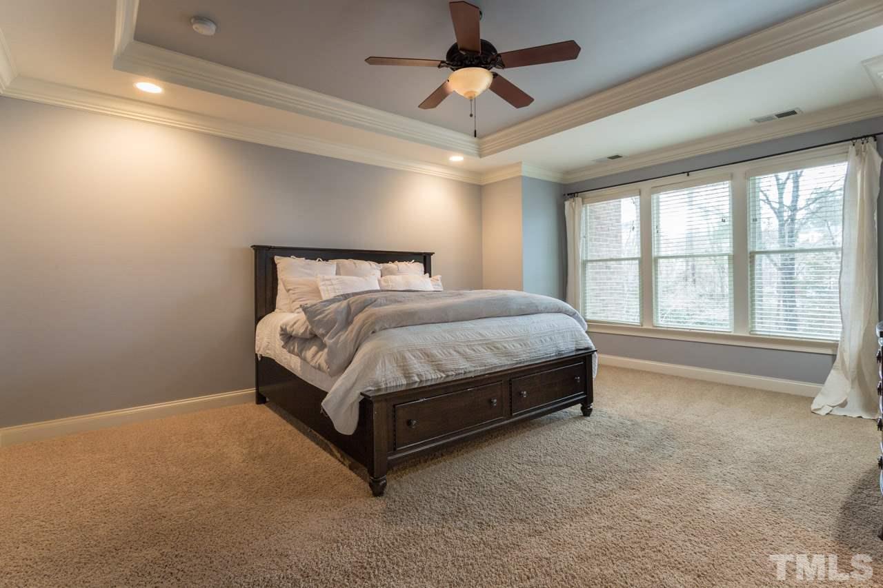 3215 Rain Forrest Way Raleigh, NC 27614 - Photo 14 of 30 2 Walk-in Closets, Trey Ceiling, Recessed Lighting and Ceiling Fan