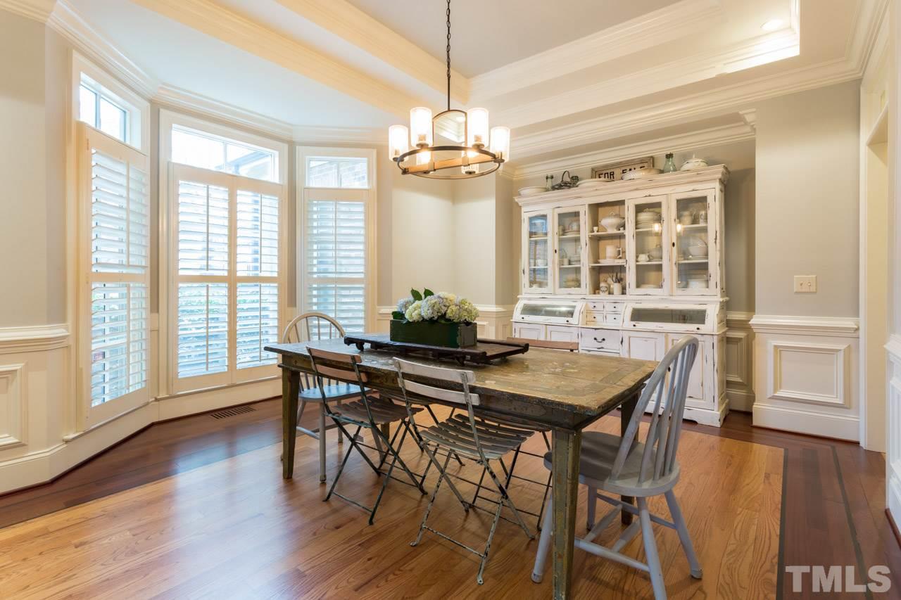 3215 Rain Forrest Way Raleigh, NC 27614 - Photo 3 of 30 Plantation Shutters, Double Trey Ceiling, Wainscoting, Hardwood Floors and Updated Lighting.
