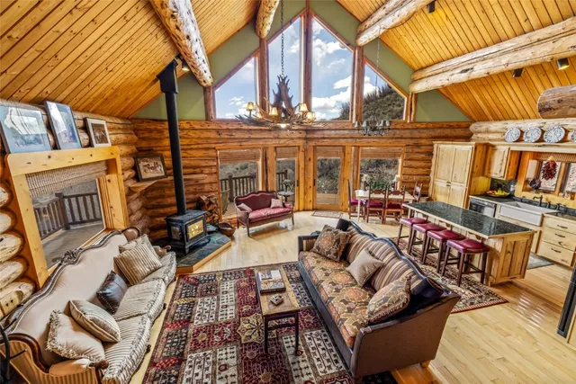 a view of a chairs and table in the patio