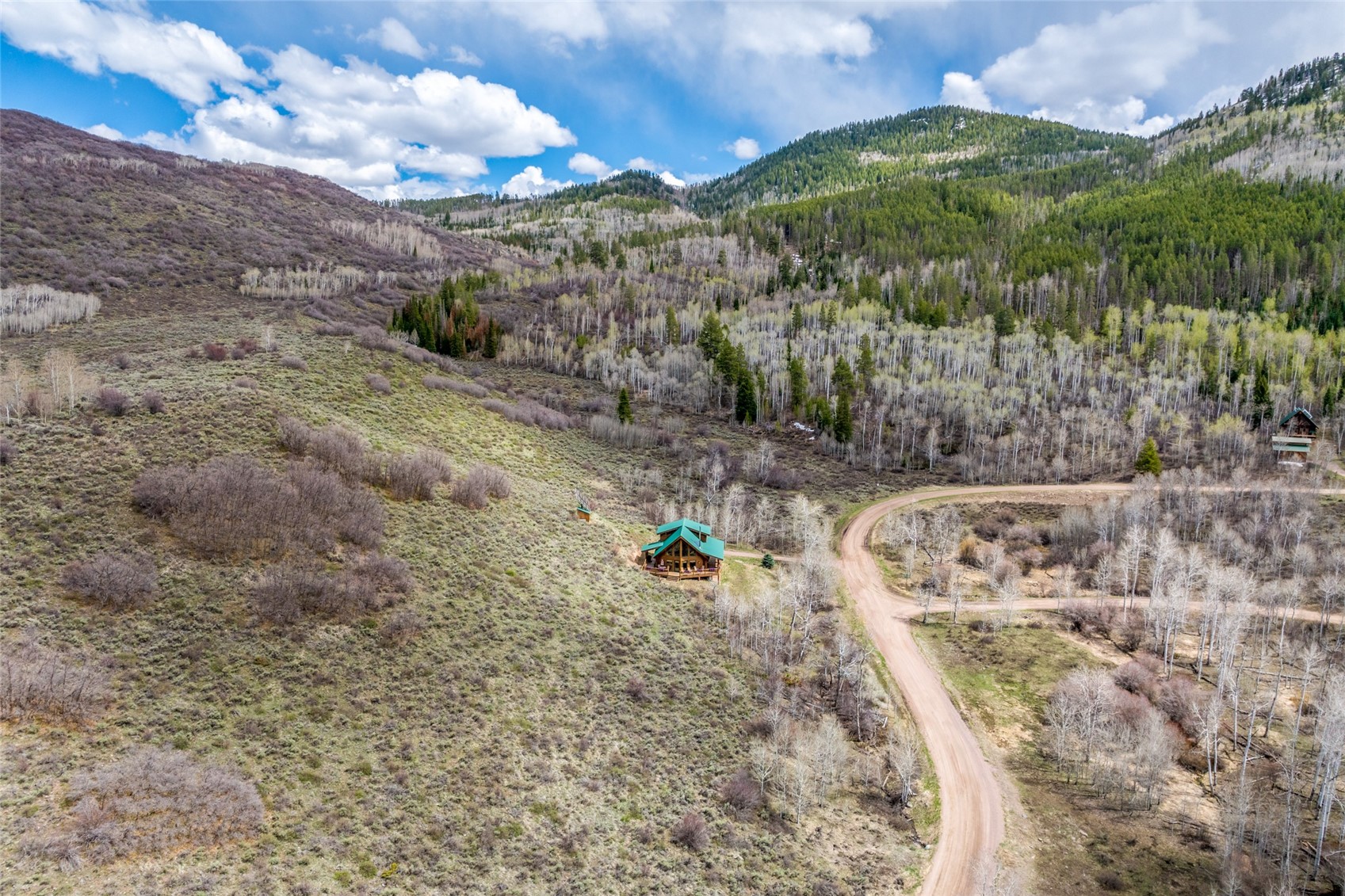 24110 Arapahoe Road Oak Creek, CO 80467 - Photo 38 of 39 a view of a yard with mountain view