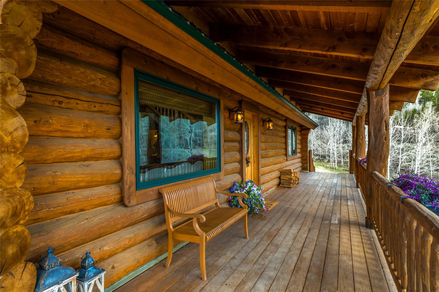 24110 Arapahoe Road Oak Creek, CO 80467 - Photo 7 of 39 a porch with seating space