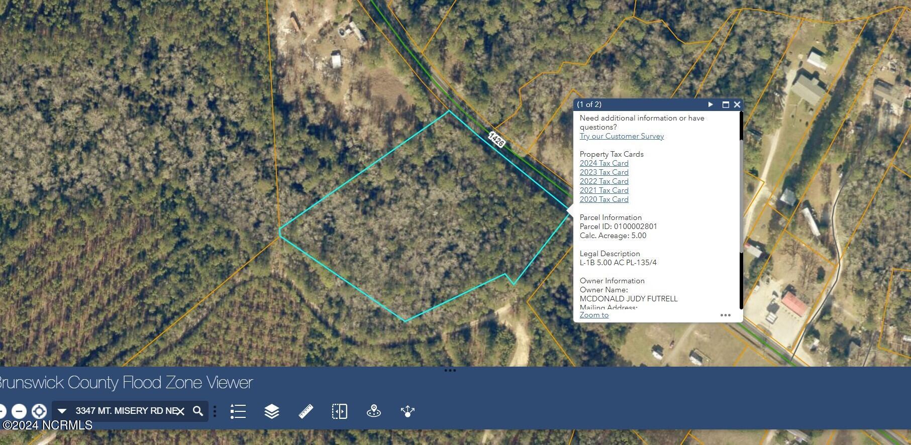 3347 Mt Misery Road Northeast Leland, NC 28451 - Photo 14 of 14 GIS Lines