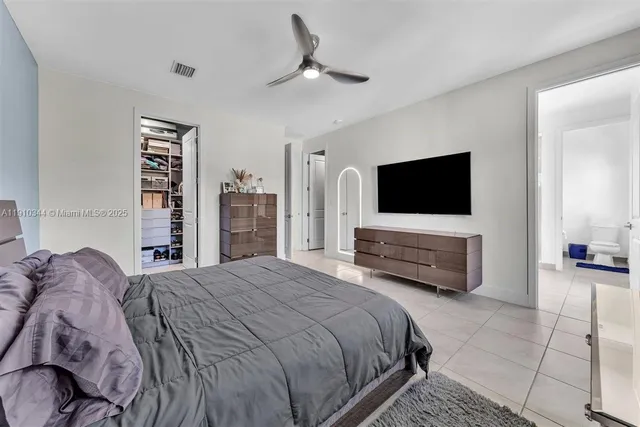 a view of a livingroom with a flat screen tv