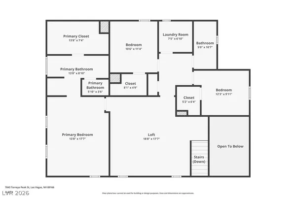 $575,000 | 7843 Torreys Peak Street, Las Vegas, NV 89166