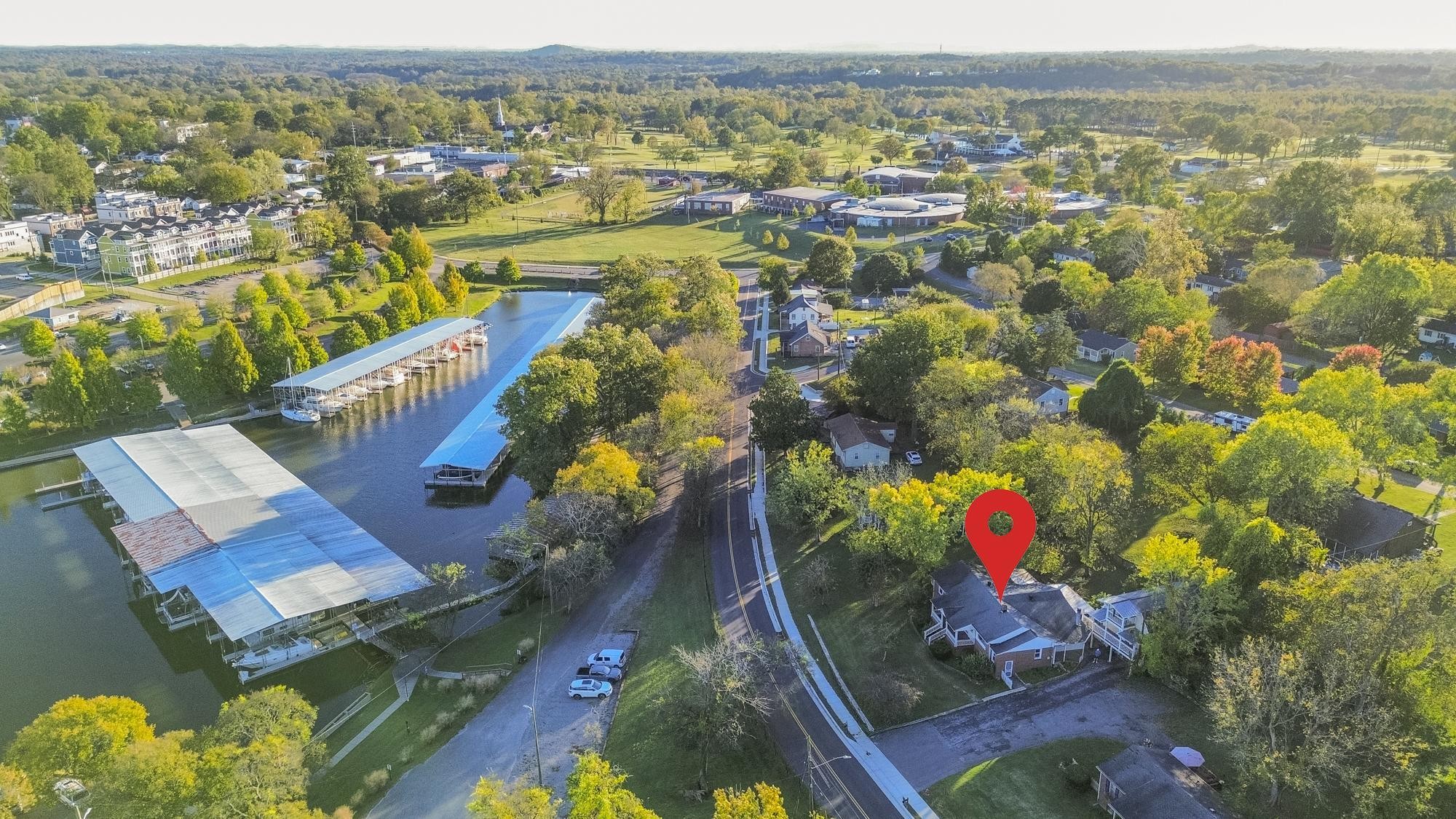 1700 Riverside Road Old Hickory, TN 37138 - Photo 44 of 59 an aerial view of residential houses with outdoor space