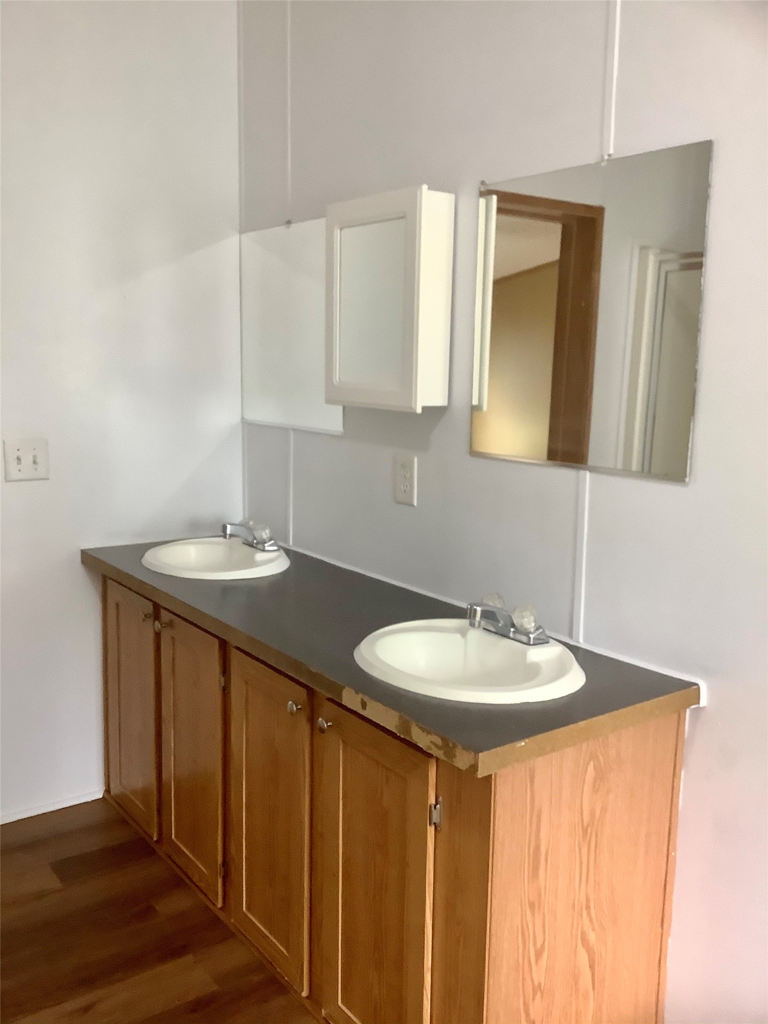 27199 Short Street Splendora, TX 77372 - Photo 14 of 18 a bathroom with a sink and a mirror