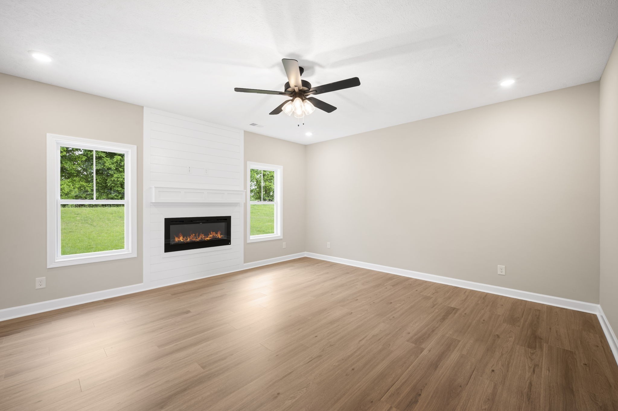 439 Blue Ridge Clarksville, TN 37043 - Photo 6 of 47 an empty room with windows and fireplace
