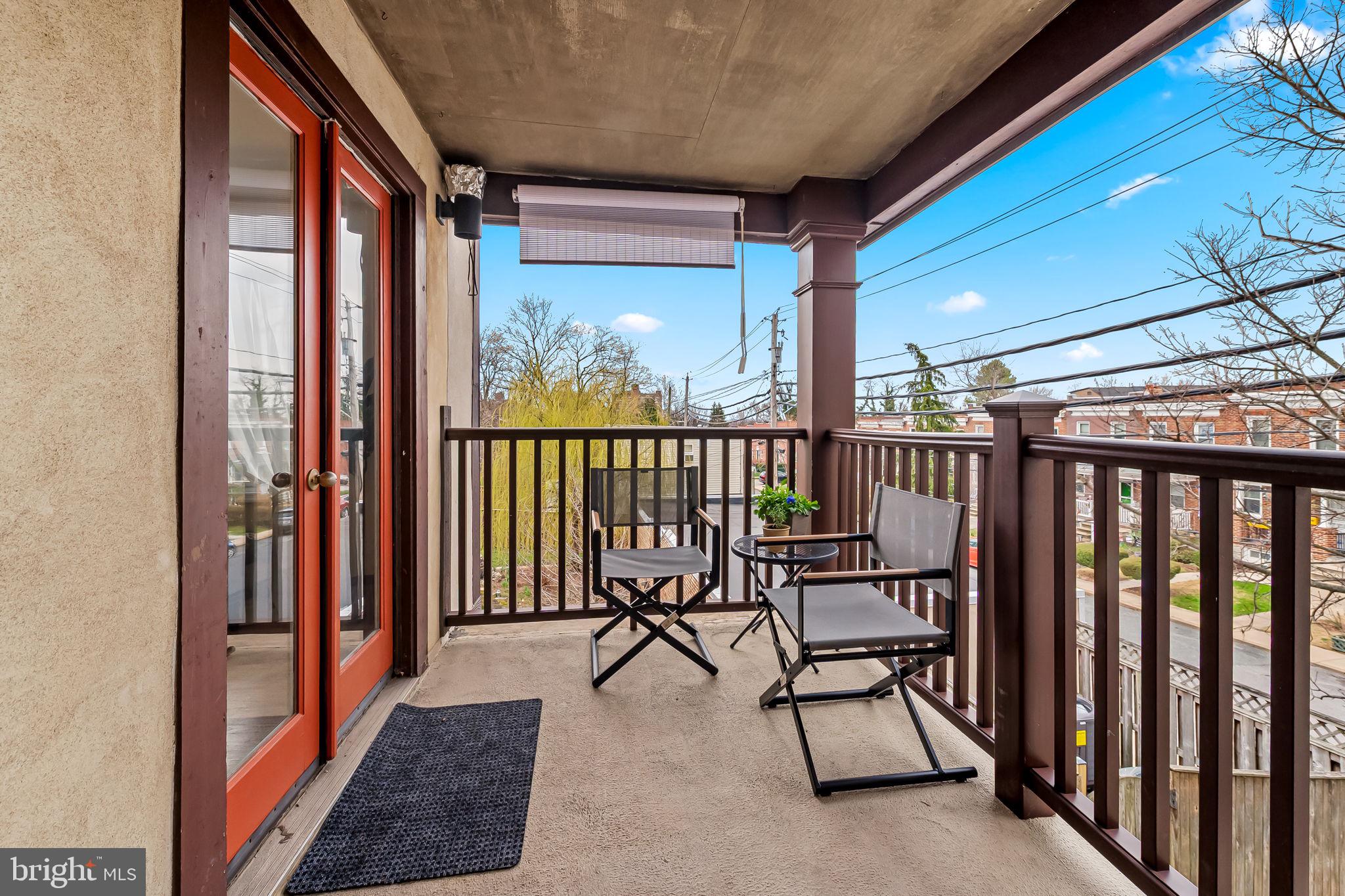 4202 Roland Avenue, Unit 208 Roland Park, MD 21211 - Photo 19 of 41 main level deck of kitchen