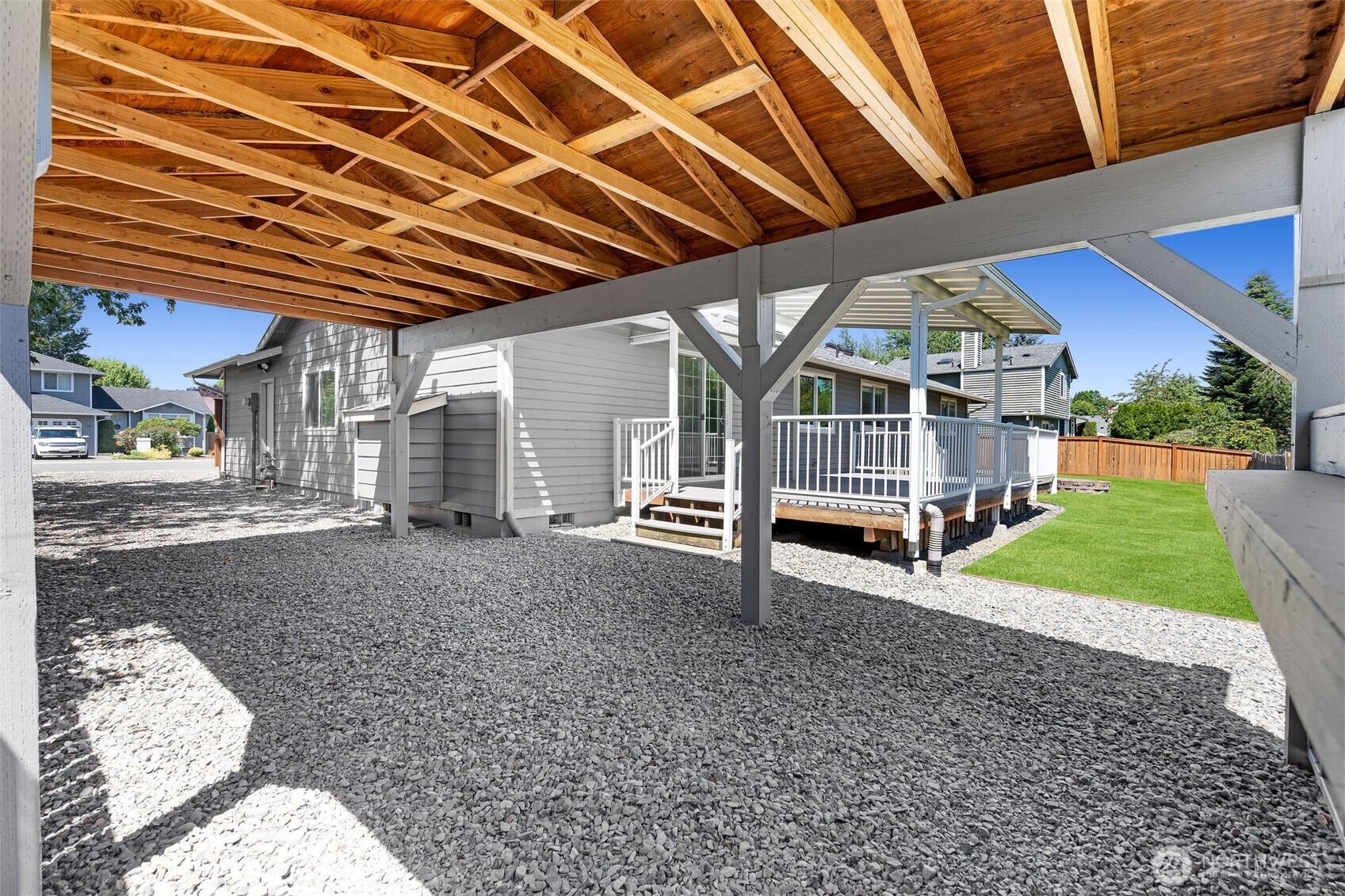 201 Schmid Street Enumclaw, WA 98022 - Photo 31 of 40 a view of a house with a yard