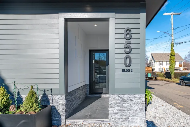 a view of a entryway door of the house