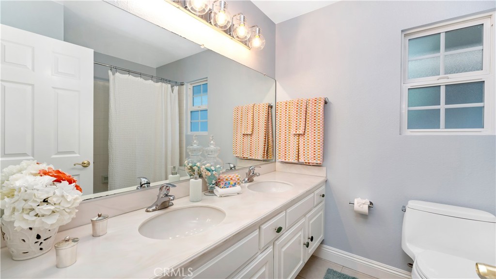 2 Rainstar Irvine, CA 92614 - Photo 32 of 49 a bathroom with a sink vanity granite and toilet