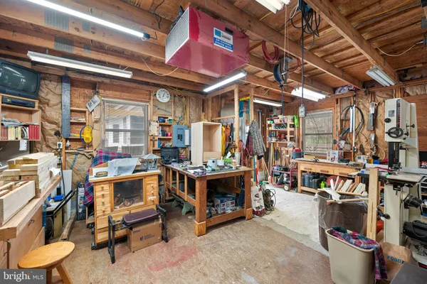 a view of storage and utility room