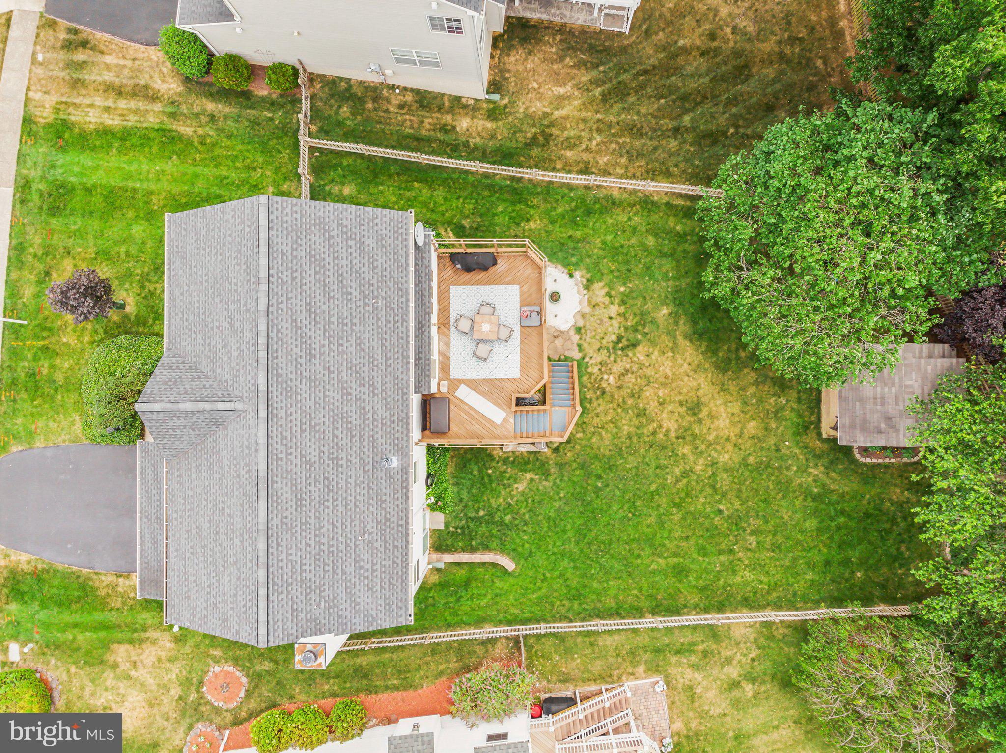 20575 Coppersmith Drive Ashburn, VA 20147 - Photo 46 of 51 Aerial of yard - NO home immediately behind